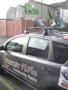 READY TO ROLL: The CrescentMobile all set for action on the day of the Jaloos